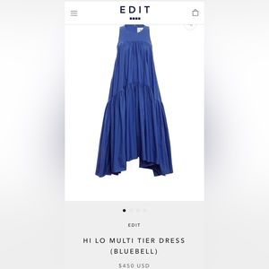 Edit Hi/Low Tier Dress